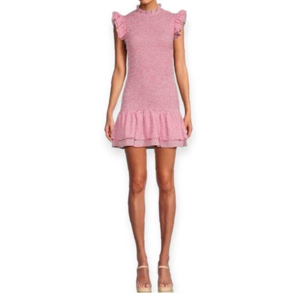 French Connection Elao Verona Crepe Smocked Dress - Picture 11 of 12